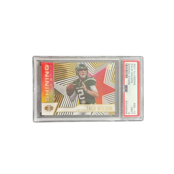 Other - 2021 Illusions Zach Wilson Shining Stars rookie Graded Card PSA 9